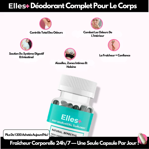Capsules Pour Les Odeurs Corporelles, La Détox Et La Peau