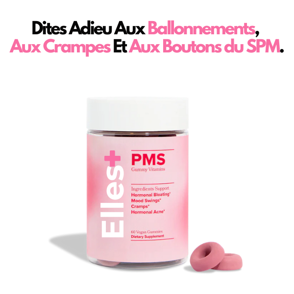 Gummies PMS pour les Crampes, les Ballonnements et l'Équilibre de l'Humeur