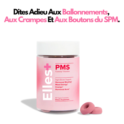 Gummies PMS pour les Crampes, les Ballonnements et l'Équilibre de l'Humeur