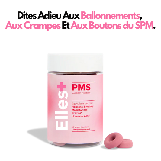 Gummies PMS pour les Crampes, les Ballonnements et l'Équilibre de l'Humeur